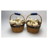 2 Mini Live Pumpkin Center Pieces