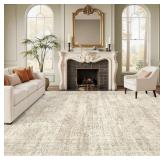 NEW-Soalmost Washable Area Rug 8x10 Large