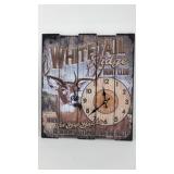 Whitetail Ridge Sign/Clock