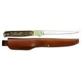 Uncle Henry Knife Steelhead Filet 7.5" w/ Sheath