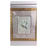 "Edward Art " Flower Print With Wooden Frame