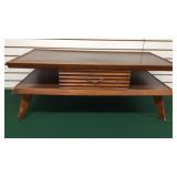 Modern 2 Tier With Drawer Coffee Table