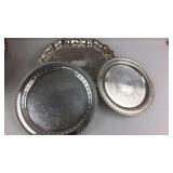 WMA.Rodgers, Tales, & Oneida Serving Trays