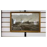 Railroad Photo w/ Frame
