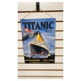 Modern Metal Titanic Tin Sign