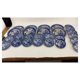 Multiple YS Blue Willow Plates