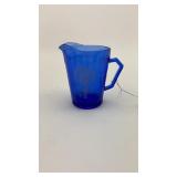Blue Glass Shirley Temple Cup
