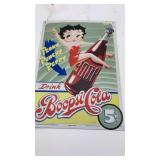 Modern Boopsi Cola Tin Sign