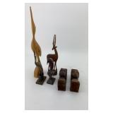 Assorted Wooden Figures
