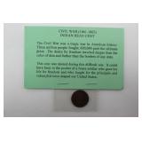 1 Civil War Indian Head Cent