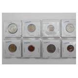 8 Foreign Coins