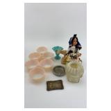 Box of Assorted Glassware and Decoratioms