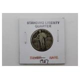 1 1927 Standing Liberty Quarter