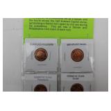 8 Uncirculated Lincoln Cents