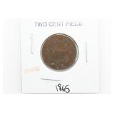 1865 Two Cents Piece