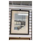 Snowy Lake Landscape Painting