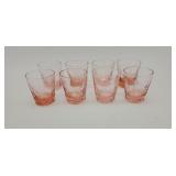 Pink Glass Cups