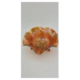 Carnival Glass Rosr Bowl