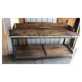 Work Bench With Vise 32" x 84"