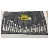 22 Pc. Combination Raised Panel Wrench Set