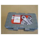 CRAFTSMAN 22PC SOCKET WRENCH SET 1/4IN, 3/8IN NEW