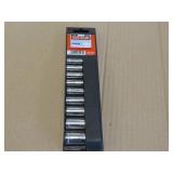 CRAFTSMAN 9PC DEEP SOCKET SET 1/4IN  INCH NEW