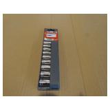 CRAFTSMAN 9PC DEEP SOCKET SET 1/4IN METRIC NEW