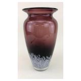 Amethyst Color Blown Vase