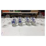 8 Genny Light Glasses and 4 Downton Abbey Glasses