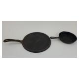 Cast Iron Pan and Skillet