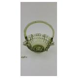 Green Glass Basket