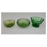 Green Glass Bowls