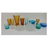 Assorted Colored Glass and Clear Glass