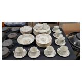 Ivory China Mikasa Peony Rose Dish Set Made in