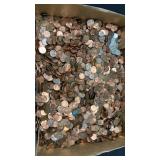 Box of Numerous Pennies