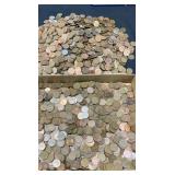 Numerous Canadian Pennies