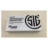 40 Cal. S&W 180 Gr. FMJ  Sig Sauer  Ammo