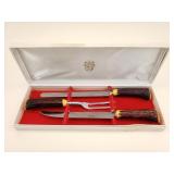 Washington Forge Stag Handle Carving Set