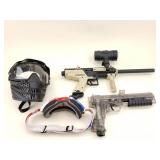 Paintball Guns, Mask, Goggles