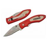 New 4 1/4" Red Fireman Folding Knife