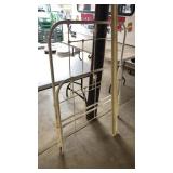 Rod Iron Single Bed-White