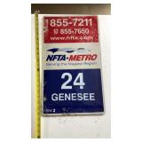 NFTA-Metro Metal Sign