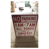 No Parking Sign