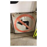 No Turn Sign