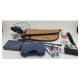 Gun Cases, Propane Lantern, Misc Shooting Items