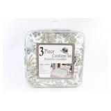 Queen 3 Piece Comforter Set With Two Shams