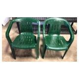 2 Plastic Chairs