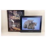 1 Duck Clock, 1Polar Bear Plaque