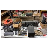 Table Top of Assorted Electronics