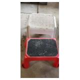 2 Plastic Step Stools